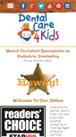 Mobile Screenshot of dentalcare4kidstexas.com